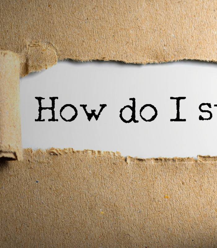 WTV60 graphic displaying a torn paper revealing the words, "How do I start" in the background.