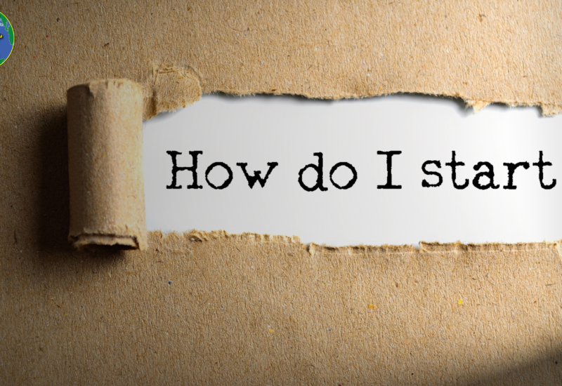 WTV60 graphic displaying a torn paper revealing the words, "How do I start" in the background.