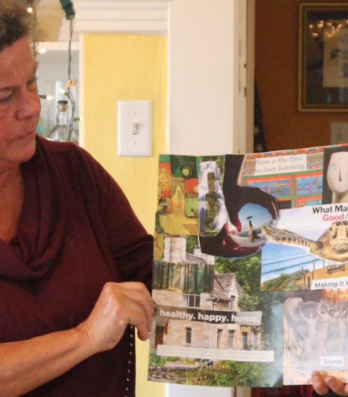 Pamela discusses her vision board for 2025, highlighting themes of travel, spirituality, and personal growth. She shares her aspirations for creating a sanctuary, exploring ancient and contemporary spirituality, and writing a book about the Elucian mysteries.